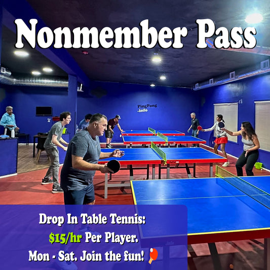 🏓 Drop In Ping Pong Pass